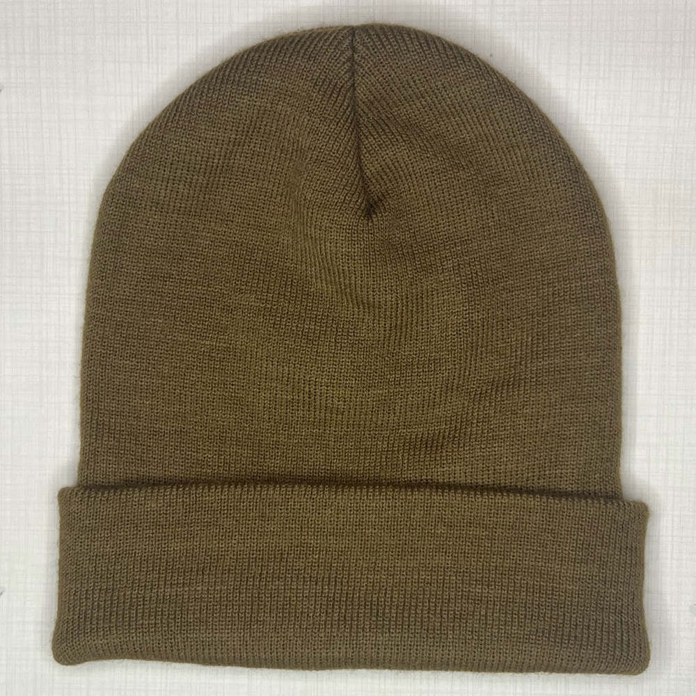 Basic Olive Beanie / Toque Small - Picture 2 of 3